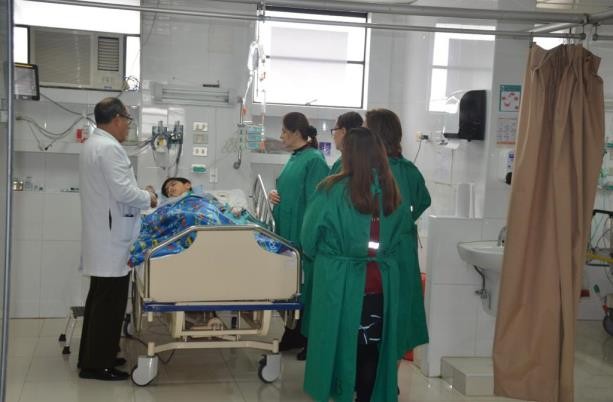 Coordinacion con personal de salud del Hospital Militar